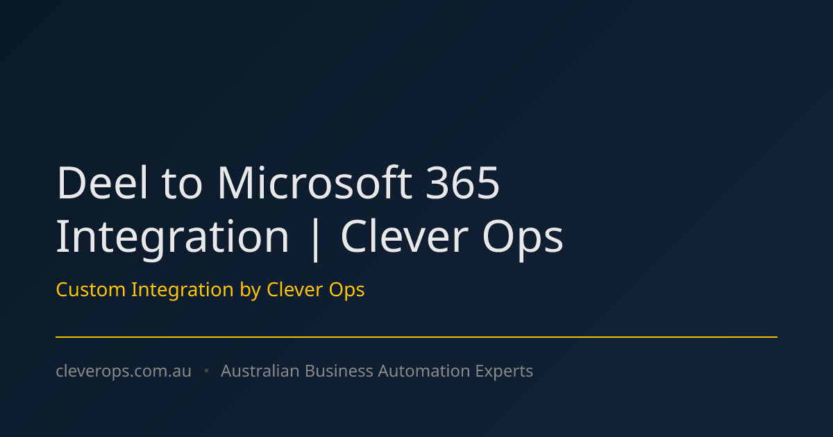 Deel to Microsoft 365 Integration | Clever Ops