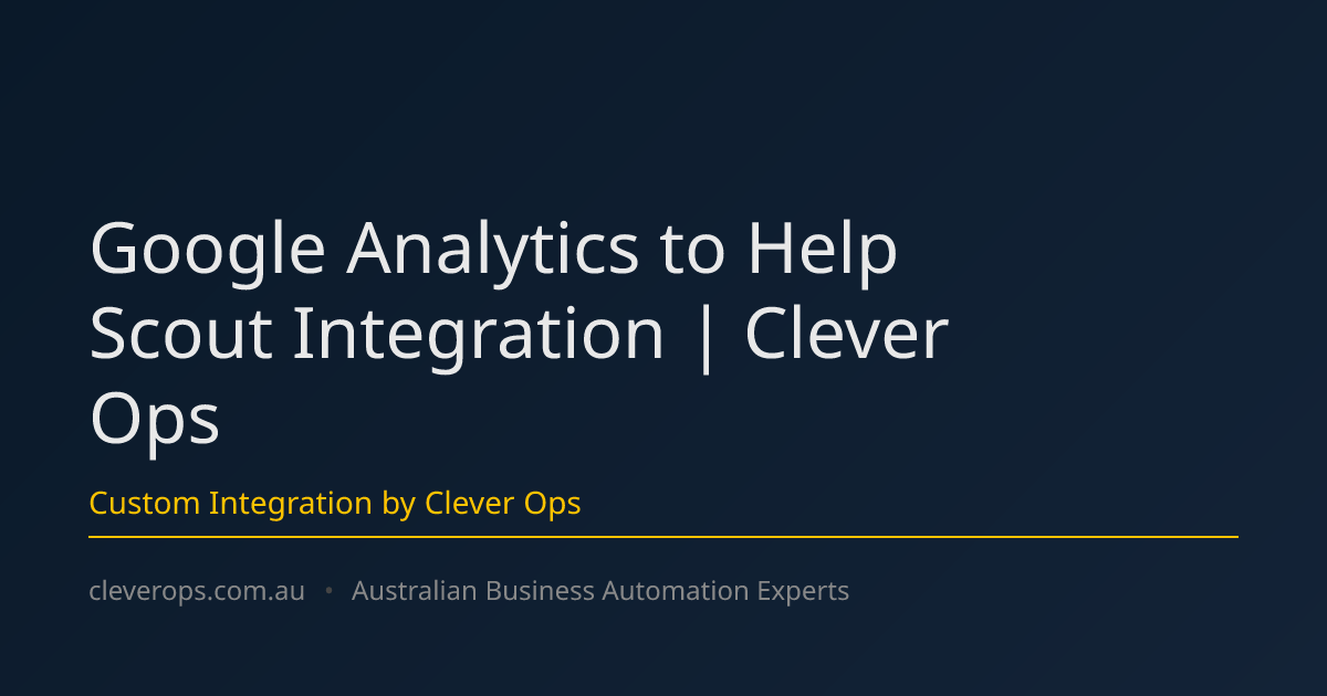 Google Analytics to Help Scout Integration | Clever Ops