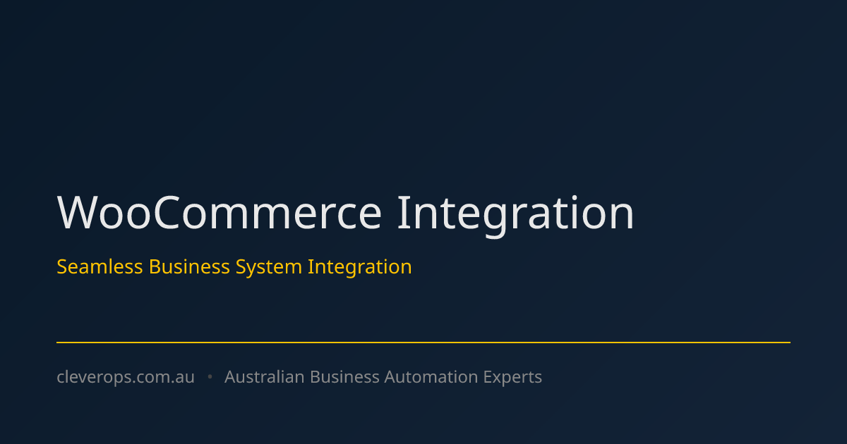 WooCommerce Integration Services Australia | WordPress E-commerce ...