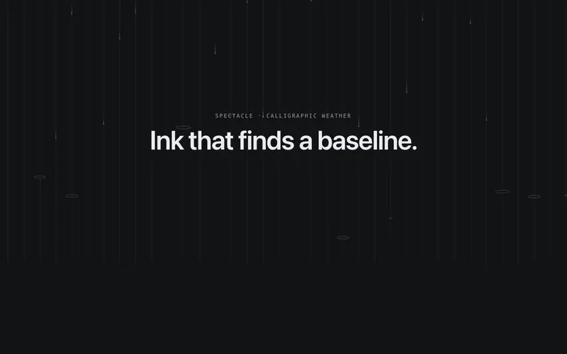 Rain Code Ink preview