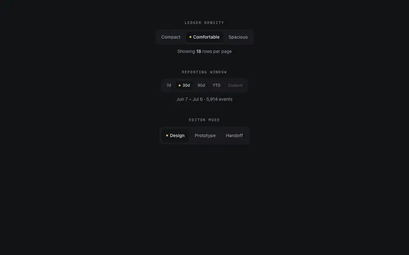 Segmented Button Group preview