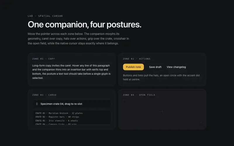 Context Morph Cursor preview