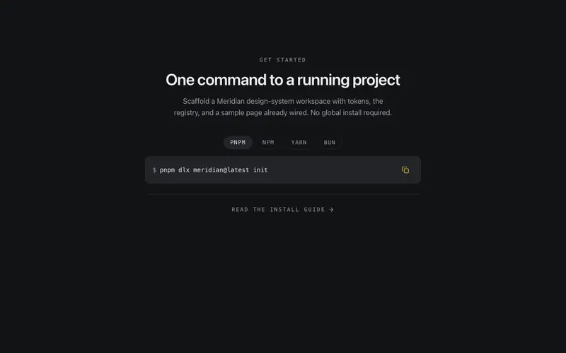 Command Copy CTA preview