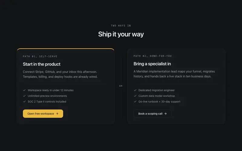 Split Decision CTA preview