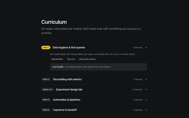 Curriculum Outline preview