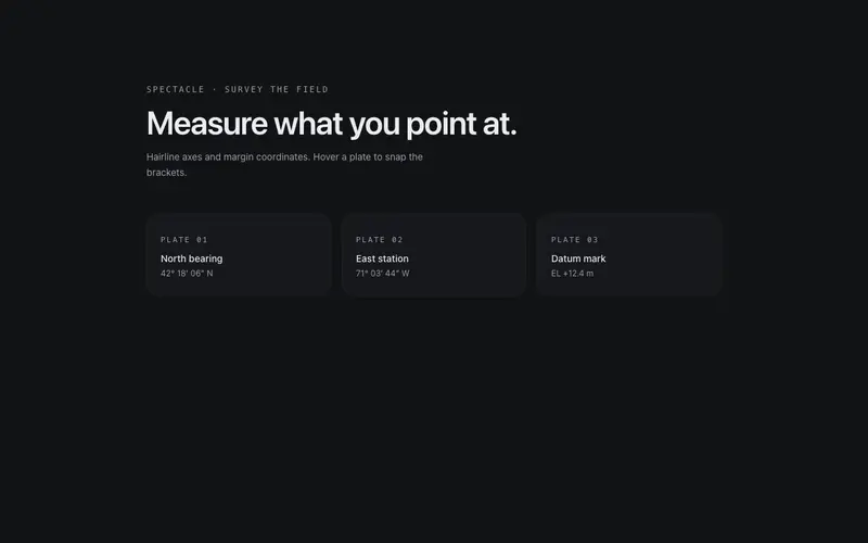 Survey Crosshair preview