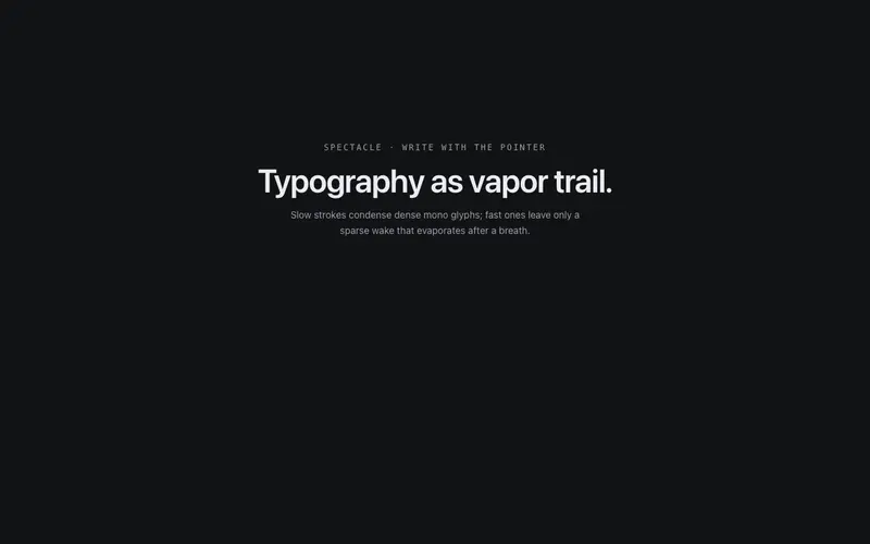 Glyph Wake preview