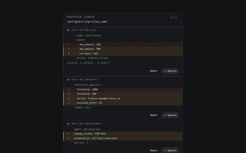 Diff Approval Block preview
