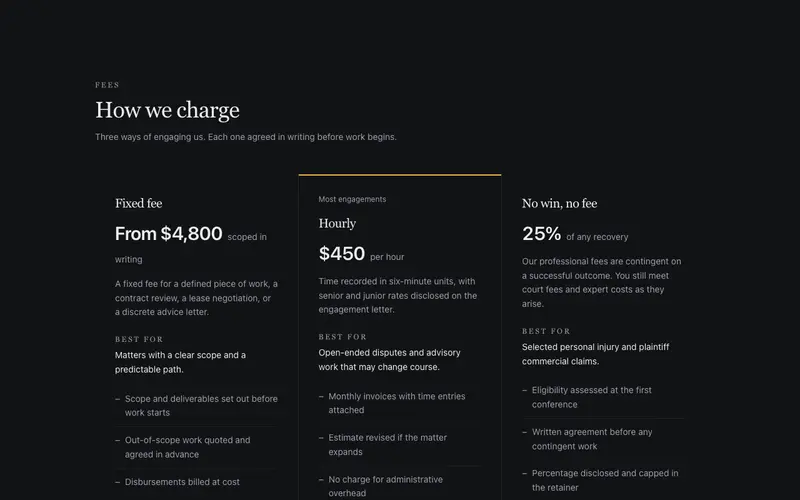 Fee Structure Sheet preview