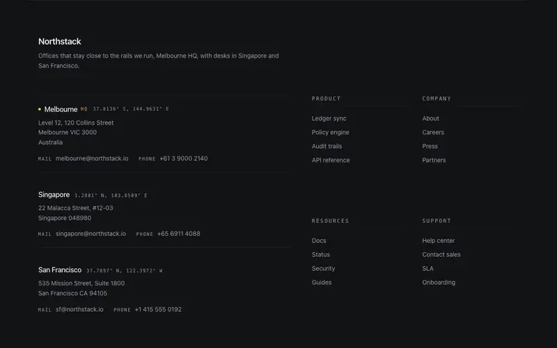 Atlas Footer preview