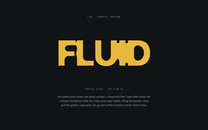 Gooey Type preview
