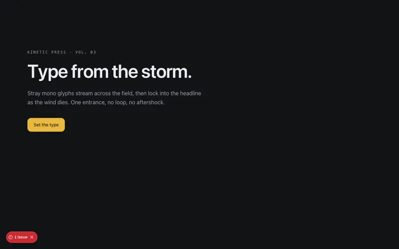 Glyph Storm Hero preview