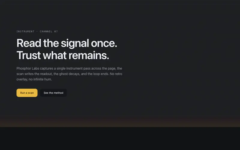 Signal Scan Hero preview