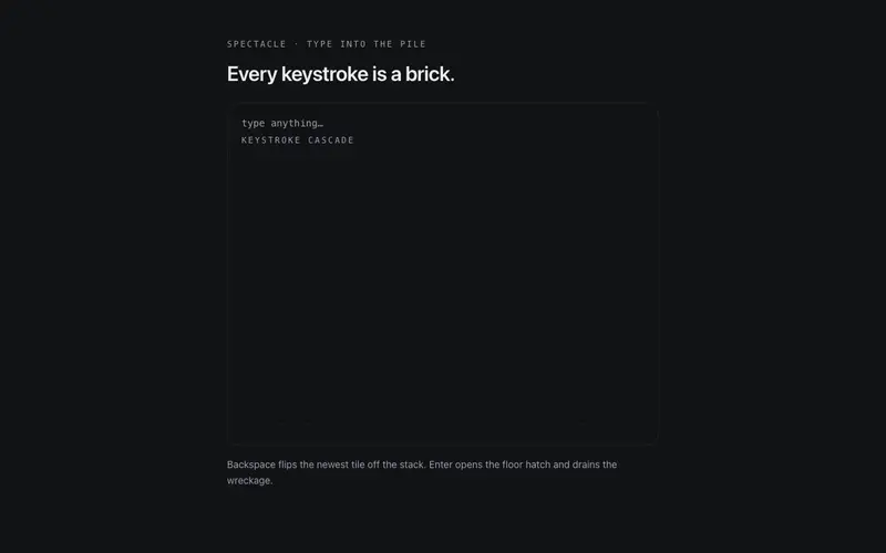 Keystroke Cascade preview