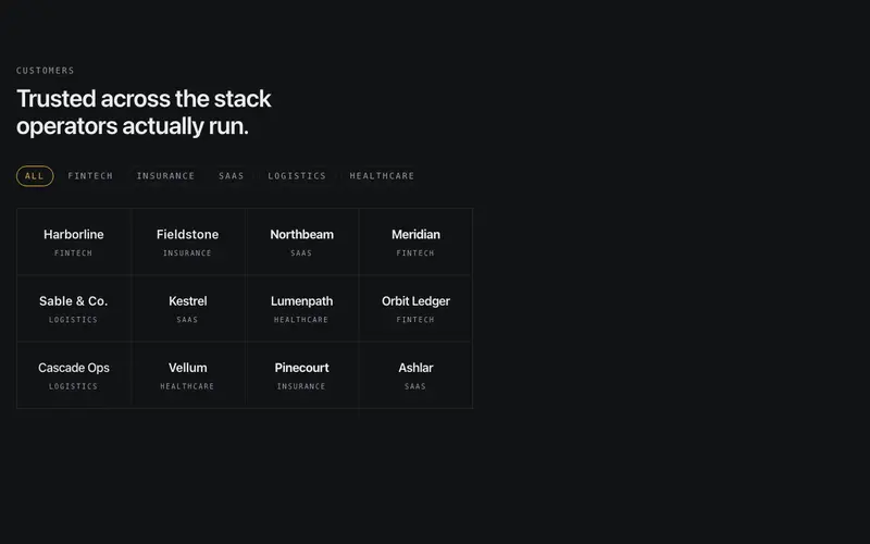 Logo Sector Filter preview