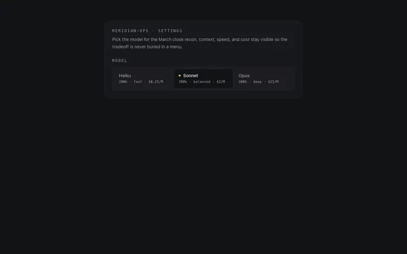 Model Picker Row preview
