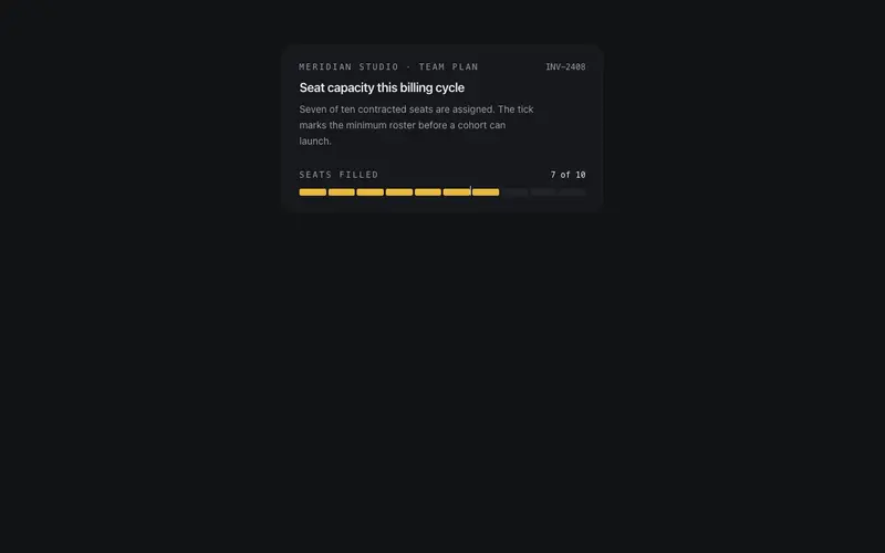 Number Segment Meter preview