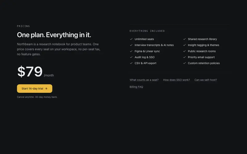 Single Plan Pricing preview