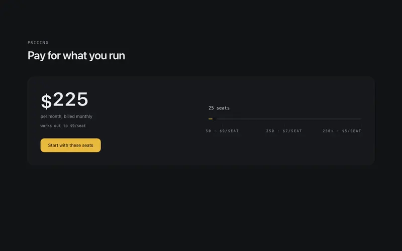 Usage Pricing Slider preview