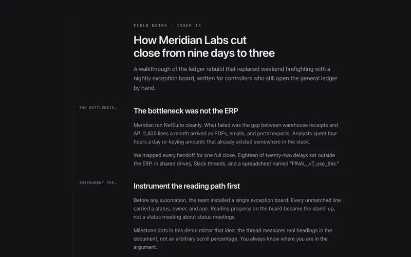 Progress Thread preview