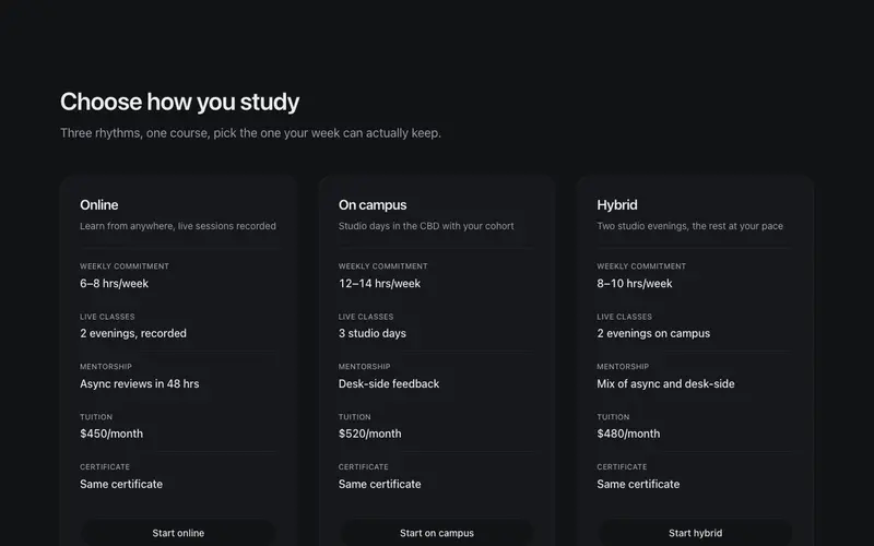 Study Mode Compare preview