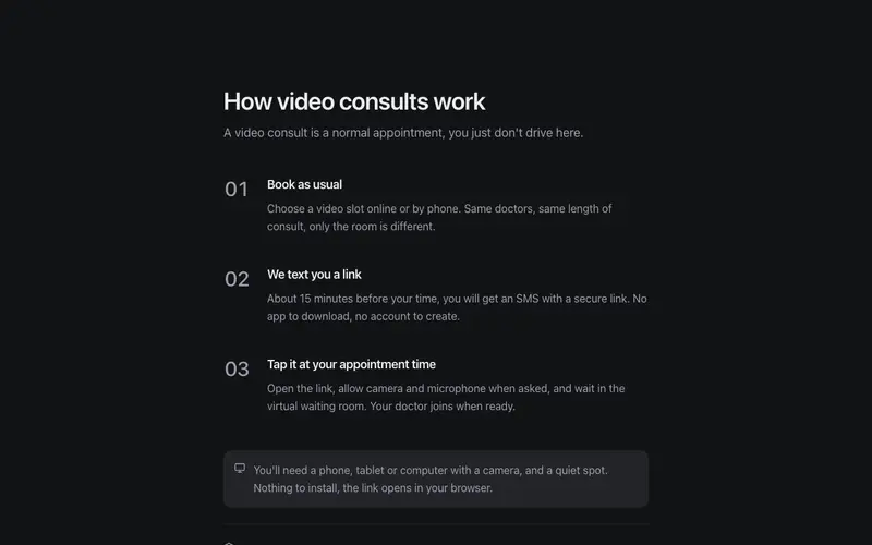 How Video Consults Work preview