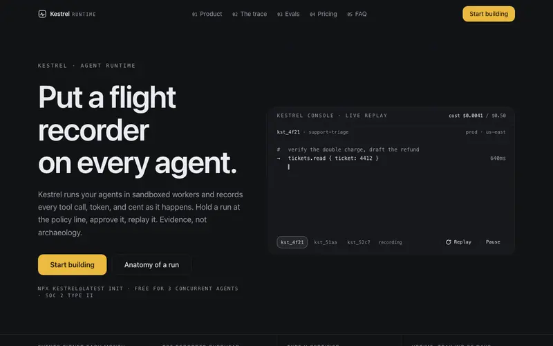 AI Startup Landing Page Template preview