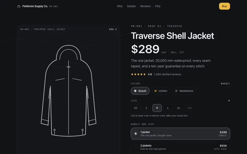 Ecommerce Product Launch Template preview