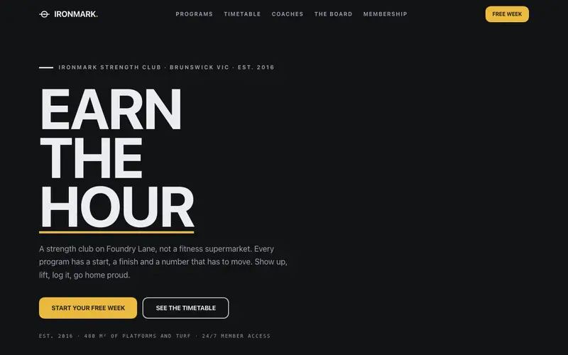 Fitness Gym Template preview