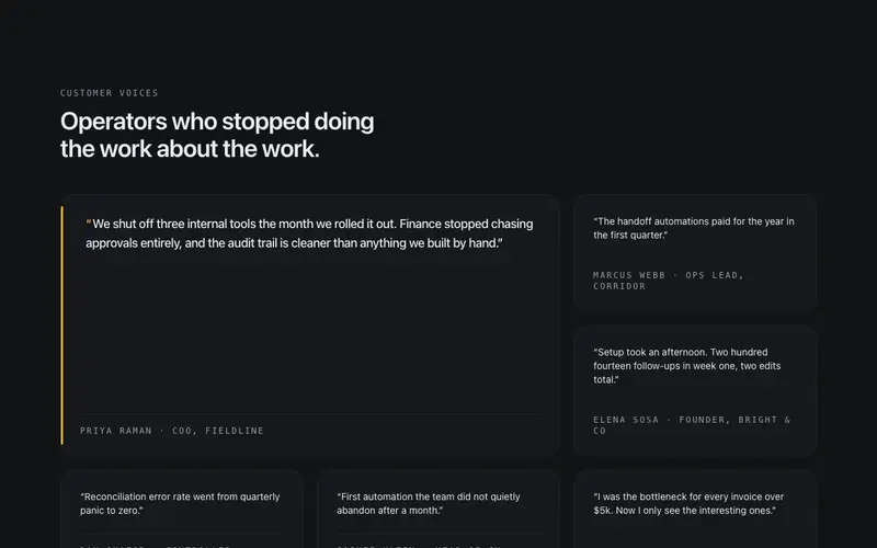 Testimonial Wall preview