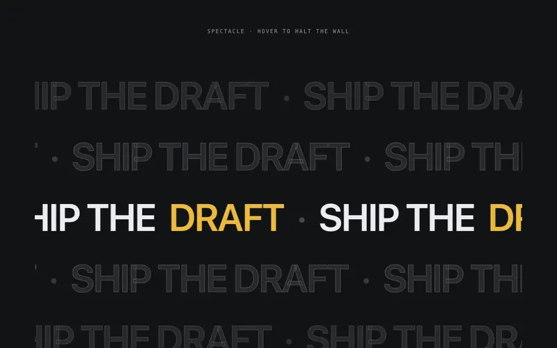 Kinetic Type Wall preview