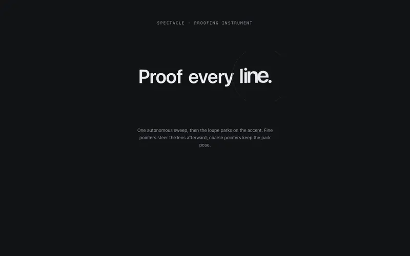 Proof Loupe preview