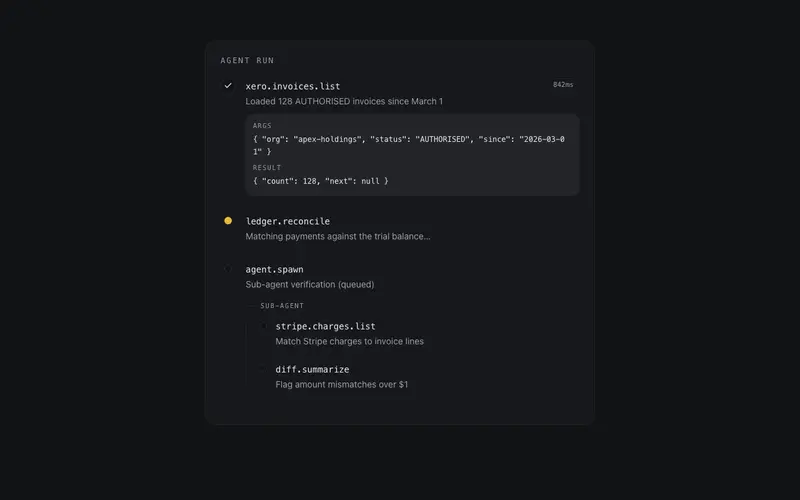 Tool Call Timeline preview